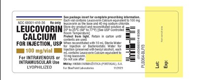 Leucovorin Calcium for Injection Labels Rev 11 2021 Page 1
